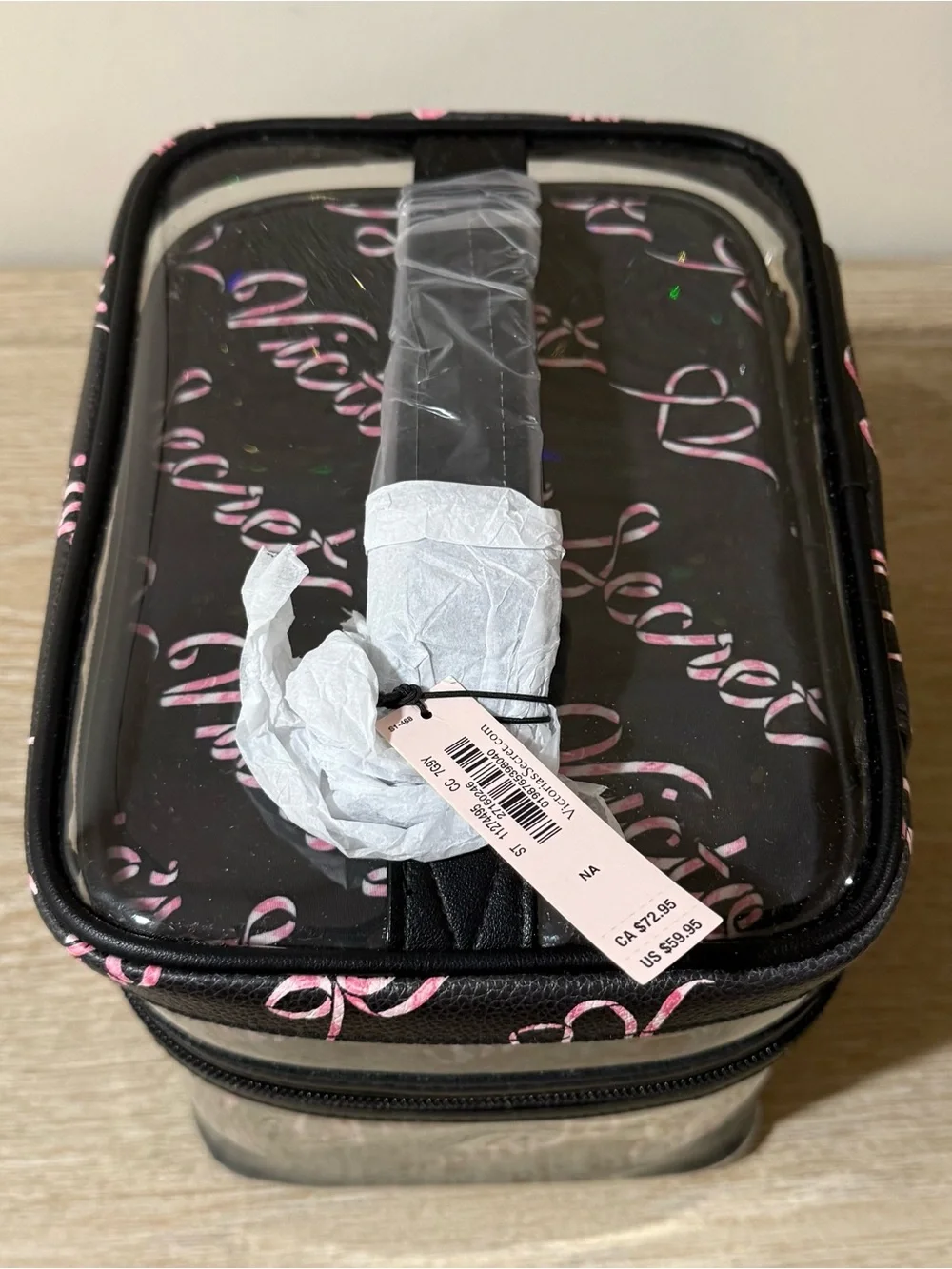VS 4- Piece Makeup Bag Set With Top Handle
